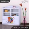 Regál Happy RN10 - hrající lokomotiva (Barva bílá)