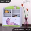 Regál Happy RN10 - jednorožec (Barva bílá)