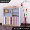 Regál Happy RN10 - barevné pásky (Barva bílá)