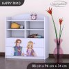 Regál Happy RN10 - princ a princezna (Barva bílá)