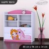 Regál Happy RN10 - princ a jednorožec (Barva bílá)