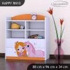 Regál Happy RN10 - princ a jednorožec (Barva bílá)