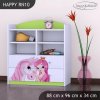 Regál Happy RN10 - princezna s koníkem (Barva bílá)