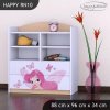 Regál Happy RN10 - víla s motýlkami (Barva bílá)