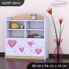 Regál Happy RN10 - víla se srdcem (Barva bílá)
