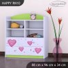 Regál Happy RN10 - víla se srdcem (Barva bílá)