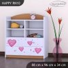 Regál Happy RN10 - víla se srdcem (Barva bílá)