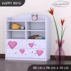 Regál Happy RN10 - víla se srdcem (Barva bílá)