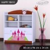 Regál Happy RN10 - princezna se zámkem (Barva bílá)