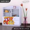 Regál Happy RN10 - lokomotiva (Barva bílá)