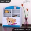 Regál Happy RN10 - medvídek s mašlí (Barva bílá)