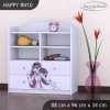 Regál Happy RN10 - monster toralei (Barva bílá)