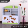 Regál Happy RN10 - pejsek a kočička (Barva bílá)
