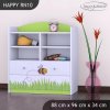 Regál Happy RN10 - včelka (Barva bílá)