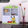 Regál Happy RN10 - včelka se srdcem (Barva bílá)