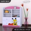 Regál Happy RN10 - včelka se srdcem (Barva bílá)