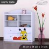 Regál Happy RN10 - včelka se srdcem (Barva bílá)