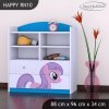 Regál Happy RN10 - růžový pony (Barva bílá)