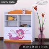 Regál Happy RN10 - mořská víla (Barva bílá)