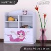 Regál Happy RN10 - mořská víla (Barva bílá)