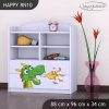 Regál Happy RN10 - drak (Barva bílá)