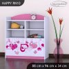 Regál Happy RN10 - padající srdce (Barva bílá)