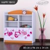 Regál Happy RN10 - padající srdce (Barva bílá)