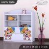 Regál Happy RN10 - šťastný medvídek (Barva bílá)