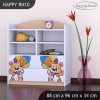 Regál Happy RN10 - šťastný medvídek (Barva bílá)