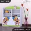 Regál Happy RN10 - šťastný medvídek (Barva bílá)
