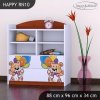 Regál Happy RN10 - šťastný medvídek (Barva bílá)