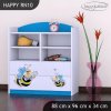 Regál Happy RN10 - usměvavá  včelka (Barva bílá)