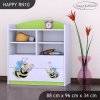 Regál Happy RN10 - usměvavá  včelka (Barva bílá)