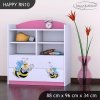 Regál Happy RN10 - usměvavá  včelka (Barva bílá)