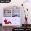 Regál Happy RN10 - veselá housenka (Barva bílá)