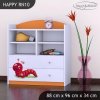 Regál Happy RN10 - veselá housenka (Barva bílá)