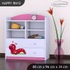 Regál Happy RN10 - veselá housenka (Barva bílá)