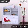 Regál Happy RN10 - veselá housenka (Barva bílá)