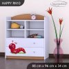 Regál Happy RN10 - veselá housenka (Barva bílá)