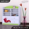 Regál Happy RN10 - veselá housenka (Barva bílá)