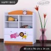 Regál Happy RN10 - veselý zvěřinec (Barva bílá)