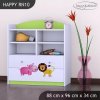 Regál Happy RN10 - veselý zvěřinec (Barva bílá)