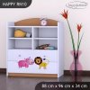 Regál Happy RN10 - veselý zvěřinec (Barva bílá)
