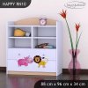 Regál Happy RN10 - veselý zvěřinec (Barva bílá)