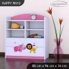 Regál Happy RN10 - veselý zvěřinec (Barva bílá)