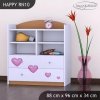 Regál Happy RN10 - zamilovaný skřítek (Barva bílá)