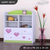 Regál Happy RN10 - zamilovaný skřítek (Barva bílá)