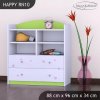 Regál Happy RN10 - zelená čarodějka (Barva bílá)