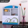 Regál Happy RN10 - zelené auto (Barva bílá)