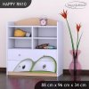 Regál Happy RN10 - zelené auto (Barva bílá)